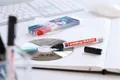 Permanentmarker auf CD/DVD „8400“, blau, 0,5-1 mm, EDDING
