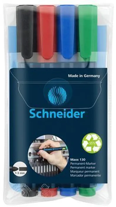 Hauptbild des Produkts Permanentní popisovač Schneider Maxx 130 sada 4 barev