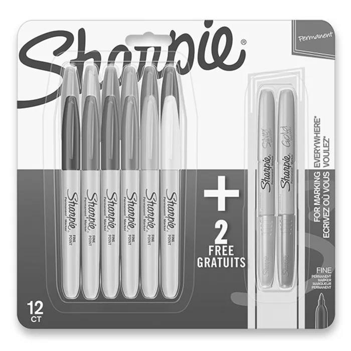 Hauptbild des Produkts Permanentní popisovač Sharpie Fine + Metallic sada 14 ks