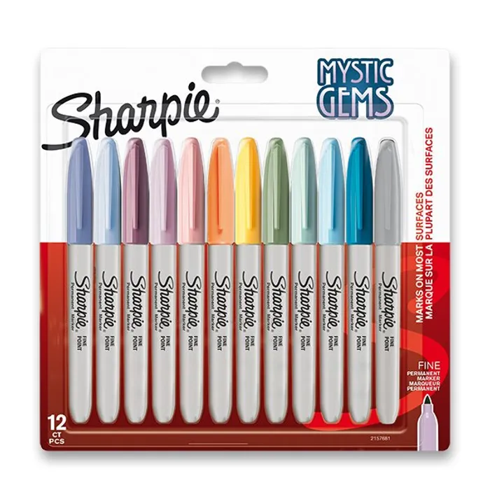 Hauptbild des Produkts Permanentní popisovač Sharpie Fine Mystic sada 12 barev