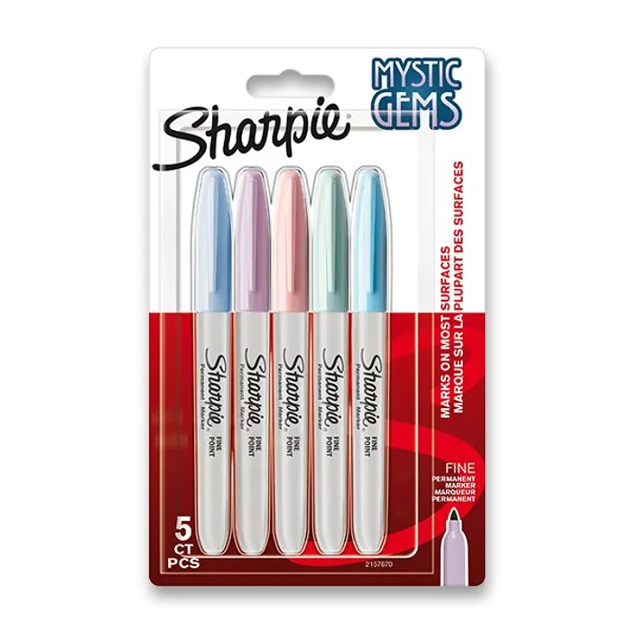 Hauptbild des Produkts Permanentní popisovač Sharpie Fine Mystic sada 5 barev