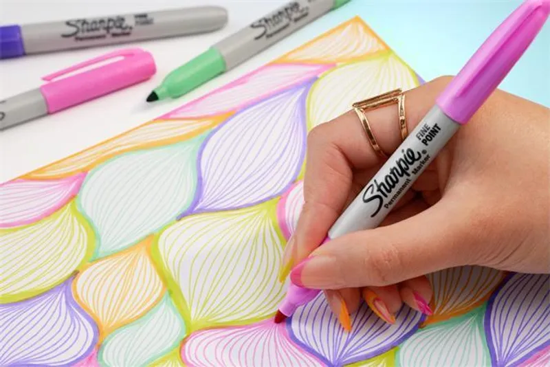 Hauptbild des Produkts Permanentní popisovač Sharpie Fine sada 4 ks, pastelové barvy