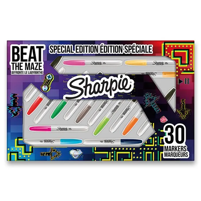 Hauptbild des Produkts Permanentní popisovač Sharpie Maze sada 30 ks