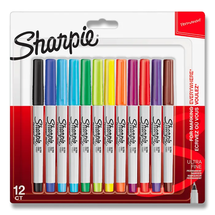 Hauptbild des Produkts Permanentní popisovač Sharpie Ultra Fine 12 ks