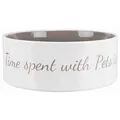 Weiteres Produktbild Pet's Home Keramiknapf, creme/braungrau 0,8 l/o 16 cm