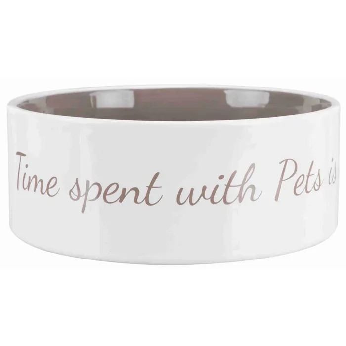Hauptbild des Produkts Pet´s home keramická miska, krémovo/ hnědošedá 0,8 l/o 16 cm