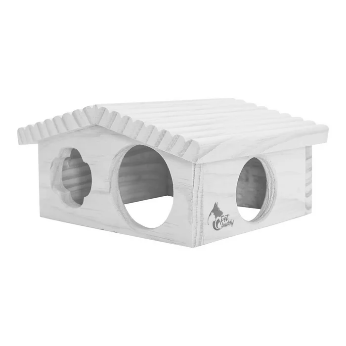 Hauptbild des Produkts PetBuddy roubenka malá, přírodní domek, 20 x 17 x 11 cm, borové dřevo