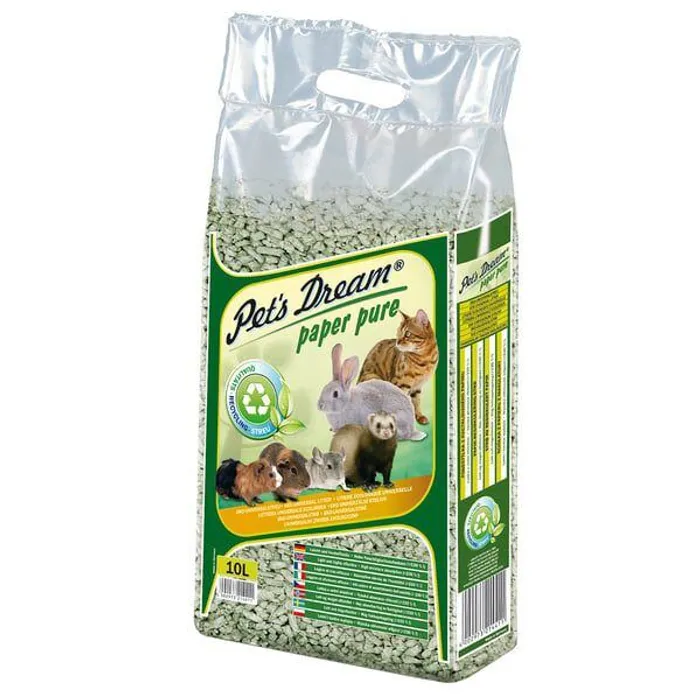 Hauptbild des Produkts Pets dream - PAPER PUR papírová podestýlka 10 l (4,3 kg)