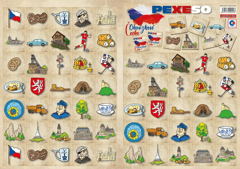 Hauptbild des Produkts Pexeso Obrázkové Česko
