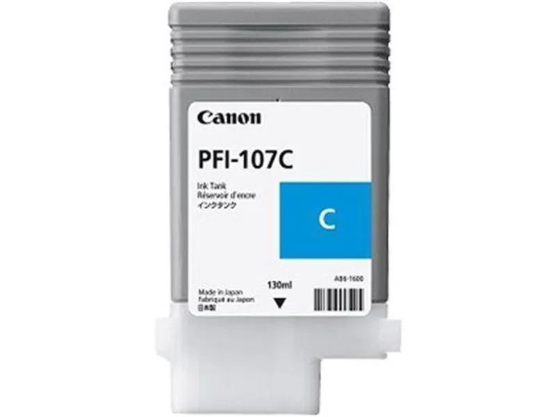 Hauptbild des Produkts PFI-107C Inkjet cart.pro iPF780, 770 tiskárny, CANON cyan, 130ml