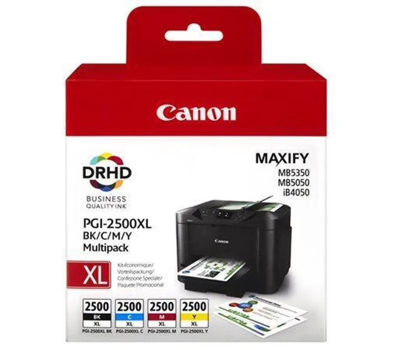 Hauptbild des Produkts PGI-2500XLKIT Inkjet cart. multipack pro Maxify MB5350 tiskárnu, CANON b+c+m+y, 70,9ml+3*1