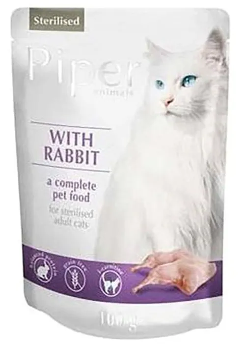 Hauptbild des Produkts PIPER CAT kapsička pro sterilizované kočky, s králíkem, 100g