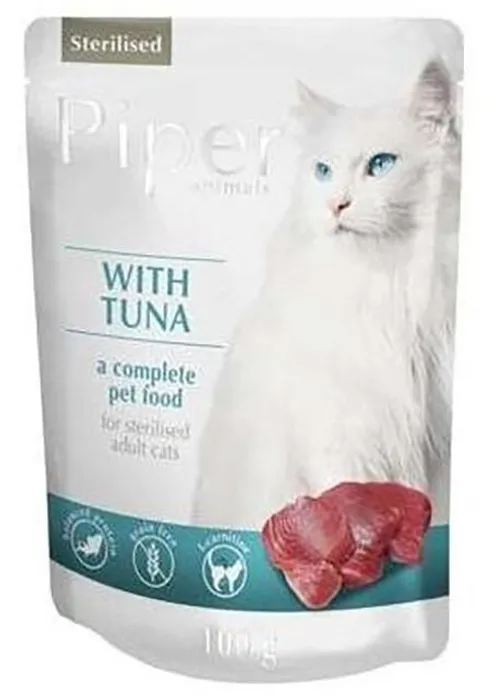Hauptbild des Produkts PIPER CAT kapsička pro sterilizované kočky, s tuňákem 100g