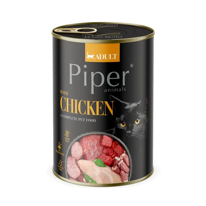Hauptbild des Produkts PIPER CAT konzerva pro kočky, s kuřecím masem 400g