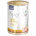 PIPER CAT Dosenfutter für Katzen, mit Hühnerfleisch 400g