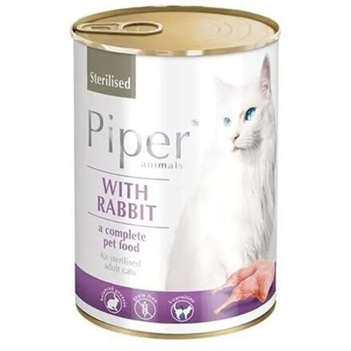 Hauptbild des Produkts PIPER CAT konzerva pro sterilizované kočky, s kálíkem, 400g