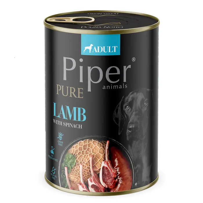 Hauptbild des Produkts PIPER PLATINUM PURE čisté jehněčí, konzerva pro psy 400 g