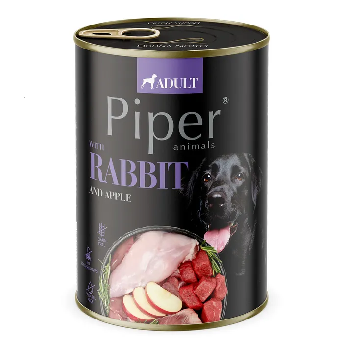 Hauptbild des Produkts PIPER s králíkem, konzerva pro psy 400g