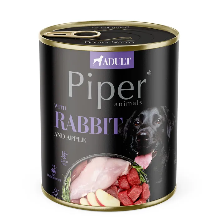 Hauptbild des Produkts PIPER s králíkem, konzerva pro psy 800g