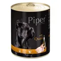 Weiteres Produktbild PIPER mit Wachtel, Dosenfutter für Hunde 800g