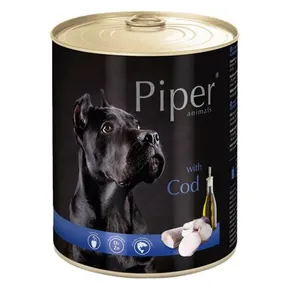 PIPER mit Kabeljau, Dosenfutter für Hunde 800g