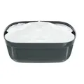 Weiteres Produktbild Trinkbrunnen Polygon, Melamin/Silikon, 2,5 l/ 28 × 11 × 22 cm, grau/weiß - D