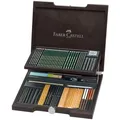 Pitt Monochrome Spezialset, Holzkiste 81-teilig Faber Castell 112971