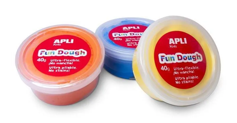 Hauptbild des Produkts Plastelína, 40 g, APLI, "Fun Dough", žlutá
