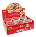 Plastilin, 480 g, APLI, spezielle Farben, "Fun Dough" Display