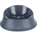 Auslaufsicherer Kunststoffnapf, Gummiring, 0,65 l/o 22 cm, blau - RUHESTAND
