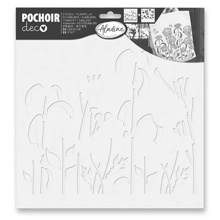 Hauptbild des Produkts Plastová šablona AladinE Duo - Louka 28 x 28 cm