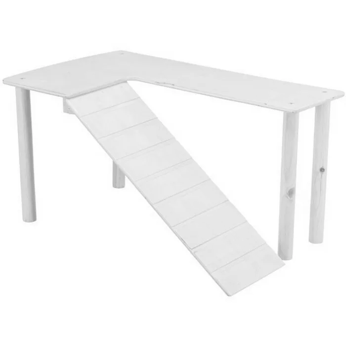 Hauptbild des Produkts Platforma s rampou pro myšky, křečky 47 x 25 x 30 cm, dřevo