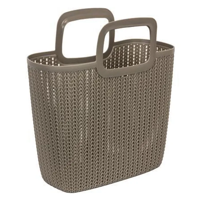 Hauptbild des Produkts Pletená taška Knit, hnědá, 25 l, plast, CURVER