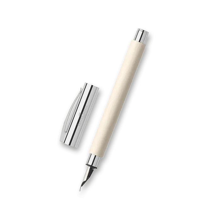 Hauptbild des Produkts Plnicí pero Faber-Castell Ambition Precious Resin Cinematic White - hrot F