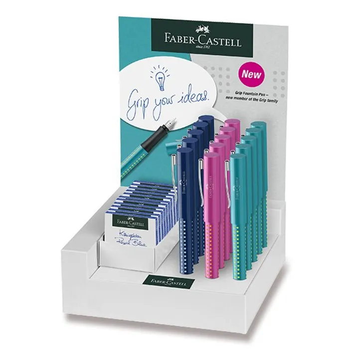 Hauptbild des Produkts Plnicí pero Faber-Castell Grip 2010 stojánek, 15 ks