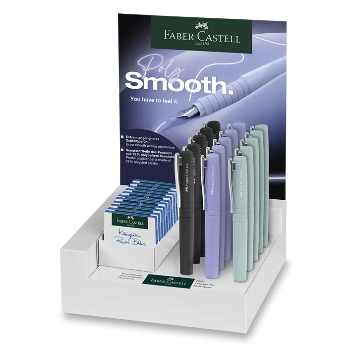 Hauptbild des Produkts Plnicí pero Faber-Castell Poly Pen stojánek, 15 ks