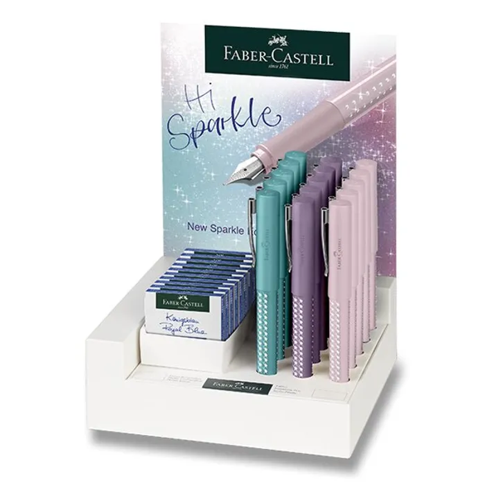 Hauptbild des Produkts Plnicí pero Faber-Castell Sparkle stojánek, 25 ks