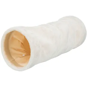 Plüschkatzentunnel 22/60cm, - beige