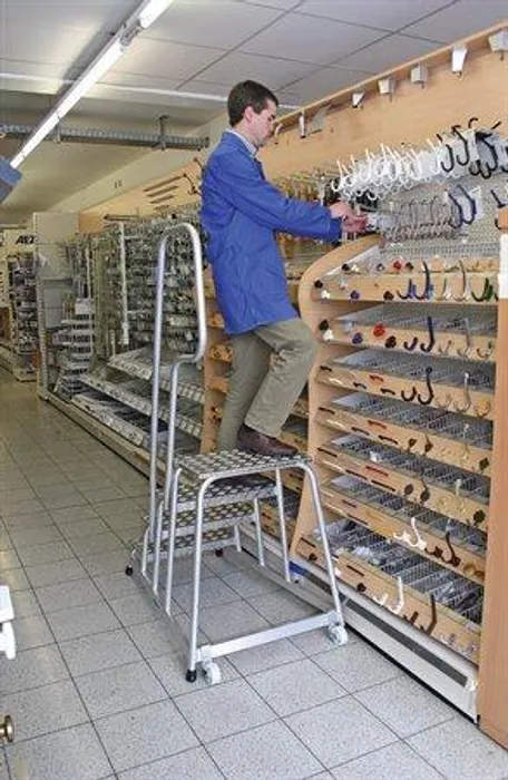 Hauptbild des Produkts Podesta, hliníková, 4 schody, KRAUSE "Step Top"