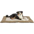 Weiteres Produktbild VIVIANA Liegeunterlage, Samtstoff, braun 120 x 80 cm