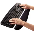 Fellowes PlushTouch Tastaturunterlage, ergonomisch, Schaumstoff, schwarz, 47,5 x 6,2 cm, 1,5