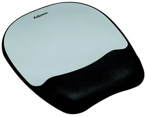 Mauspad "Memory Foam", grau, mit Schaumstoff-Handgelenkstütze, FELLOWES