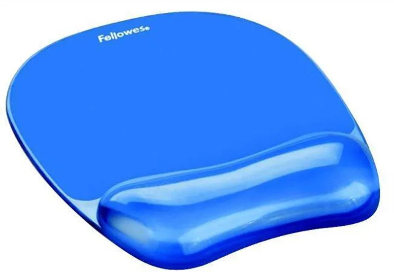 Hauptbild des Produkts Podložka pod myš s gelovou opěrkou zápěstí, FELLOWES "Crystals Gel", modrá