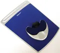 Mauspad mit Schaumstoff-Handgelenkauflage, FELLOWES "Health-V Easy Palm Glide", saphirblau