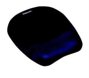 Mauspad mit Schaumstoffpolster für das Handgelenk, FELLOWES "Memory Foam", saphirblau