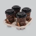 Weiteres Produktbild Tragetablett (PAP) für 2 Becher 19 x 11 cm [50 St.]
