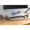 Weiteres Produktbild Bodenständer unter Monitor, silbern, Aluminium, 10 kg Gewicht, Powerton