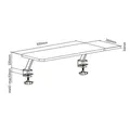 Weiteres Produktbild Bodenständer unter Monitor, schwarz, 20 kg Gewicht, Powerton, ergo