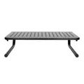 Bodenständer unter Monitor, schwarz, 20 kg Gewicht, Powerton, ergo