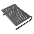 Bodenständer unter Monitor, schwarz, 20 kg Gewicht, Powerton, ergo